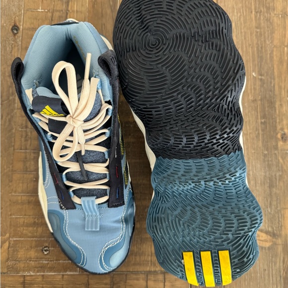 Women's adidas Exhibit B Candace Parker Mid Top Basketball Shoes GZ2375 Blue - Picture 6 of 10